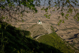 زیارتگاه خالدنبی در منطقه کوهستانی - شمال شرق شهرستان کلاله - استان گلستان 