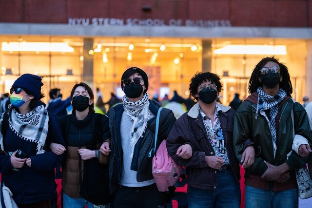 شب ناآرام دانشگاه‌های آمریکا با بازداشت صدها دانشجوی حامی فلسطین