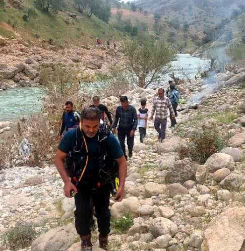 جستوجو برای یافتن یک کودک ۵ ساله در رودخانه «خرسان»