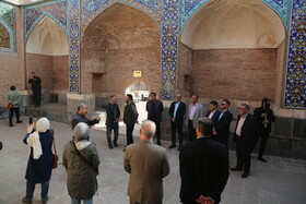 بازدید رئیس کمیته ملی موزههای ایران(ایکوم) از مجموعه جهانی شیخ صفیالدین اردبیلی