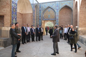 بازدید رئیس کمیته ملی موزههای ایران(ایکوم) از مجموعه جهانی شیخ صفیالدین اردبیلی