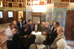 بازدید رئیس کمیته ملی موزههای ایران(ایکوم) از مجموعه جهانی شیخ صفیالدین اردبیلی