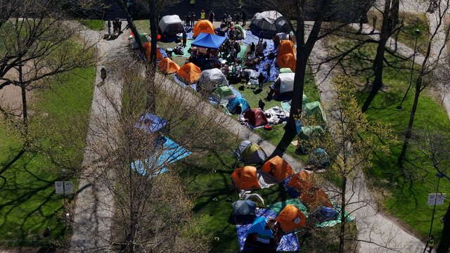 اعتراضات ضد اسرائیلی در سراسر آمریکا ادامه دارد