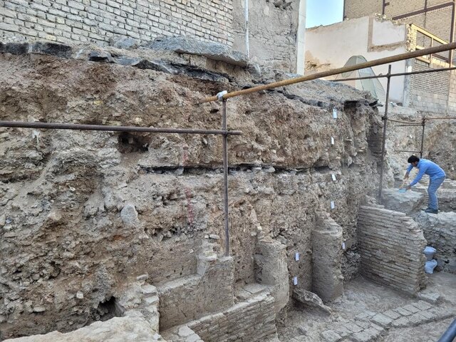 پایان موقت کاوش در محوطه تازه کشفشده در اصفهان + عکس