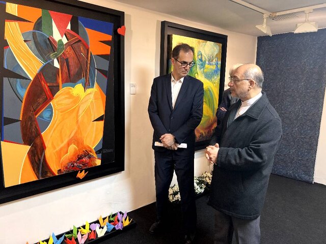 بازدید سفیر ایران در ایتالیا از پاویون ایران در دوسالانه ونیز