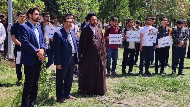 دانشگاهیان استان مرکزی از خیزش دانشجویان در آمریکا و اروپا حمایت کردند