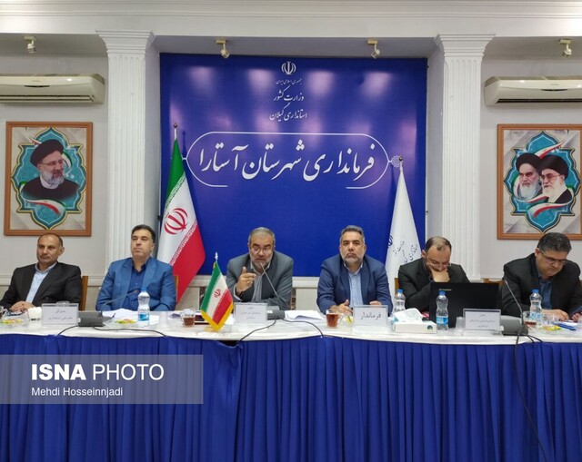 بررسی وضعیت پروژههای عمرانی و بینالمللی آستارا