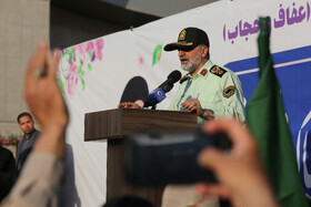 سخنرانی سردار احمدرضا رادان فرمانده کل انتظامی در اجتماع مردمی حمایت از طرح نور در مشهد