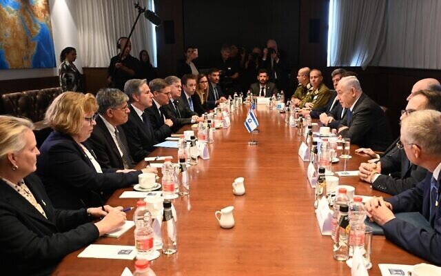 جزئیاتی از دیدار بلینکن و نتانیاهو درباره رفح