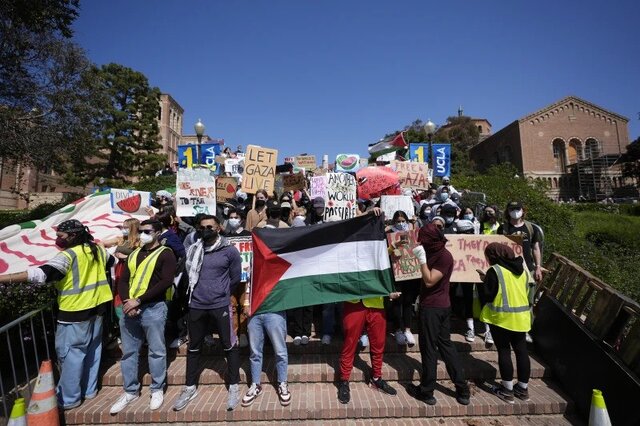 اعتراضات ضد جنگ؛ خط و نشان پلیس آمریکا برای دانشجویان حامی فلسطین