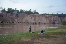 وضعیت رودخانه دز در بارشهای اخیر
