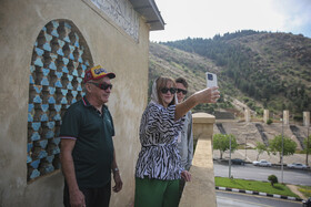 حضور گردشگران خارجی در دروازه قرآن  شیراز