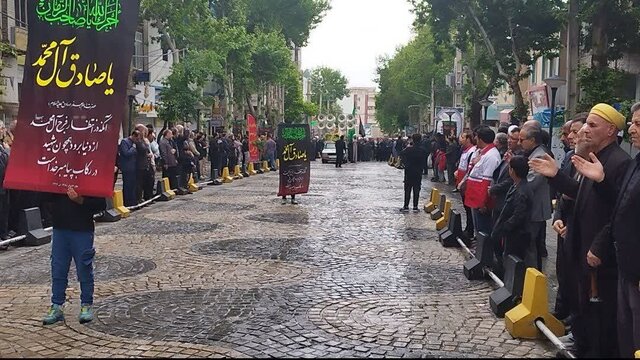 سوگواری مردم شهر ایلام در رثای شهادت امام جعفرصادق(ع) سوگواری مردم شهر ایلام در رثای شهادت امام جعفرصادق(ع)