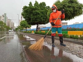 تجلیل از ۱۰۰۰ پاکبان کرمانشاه در جشن «خداقوت کارگر»