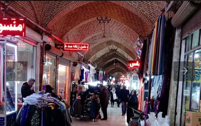 بازار تاریخی خوی رفع سد معبر شد بازار تاریخی خوی رفع سد معبر شد