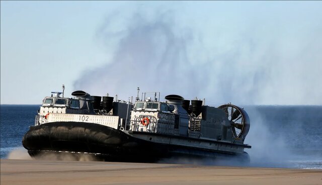 هاورکرافت آمریکایی افزایش مجروحان رزمایش دریایی آمریکا به ۳۵ نفر