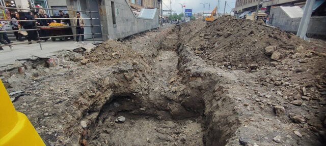 اثر کشفشده در خیابان باباطاهر همدان به دوره ایلخانی برمیگردد