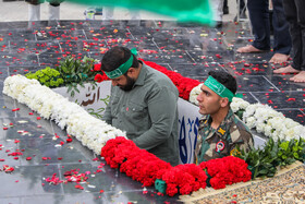 تشییع شهید گمنام در سازمان ایثارگران نزاجا