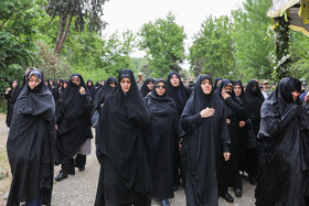 تشییع شهید گمنام در سازمان ایثارگران نزاجا