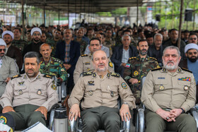 تشییع شهید گمنام در سازمان ایثارگران نزاجا