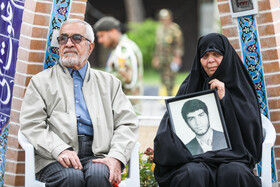 تشییع شهید گمنام در سازمان ایثارگران نزاجا