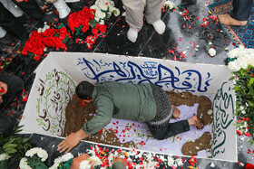 تشییع شهید گمنام در سازمان ایثارگران نزاجا