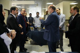 بازدید رئیس جهاد دانشگاهی از پژوهشکده توسعه صنایع شیمیایی