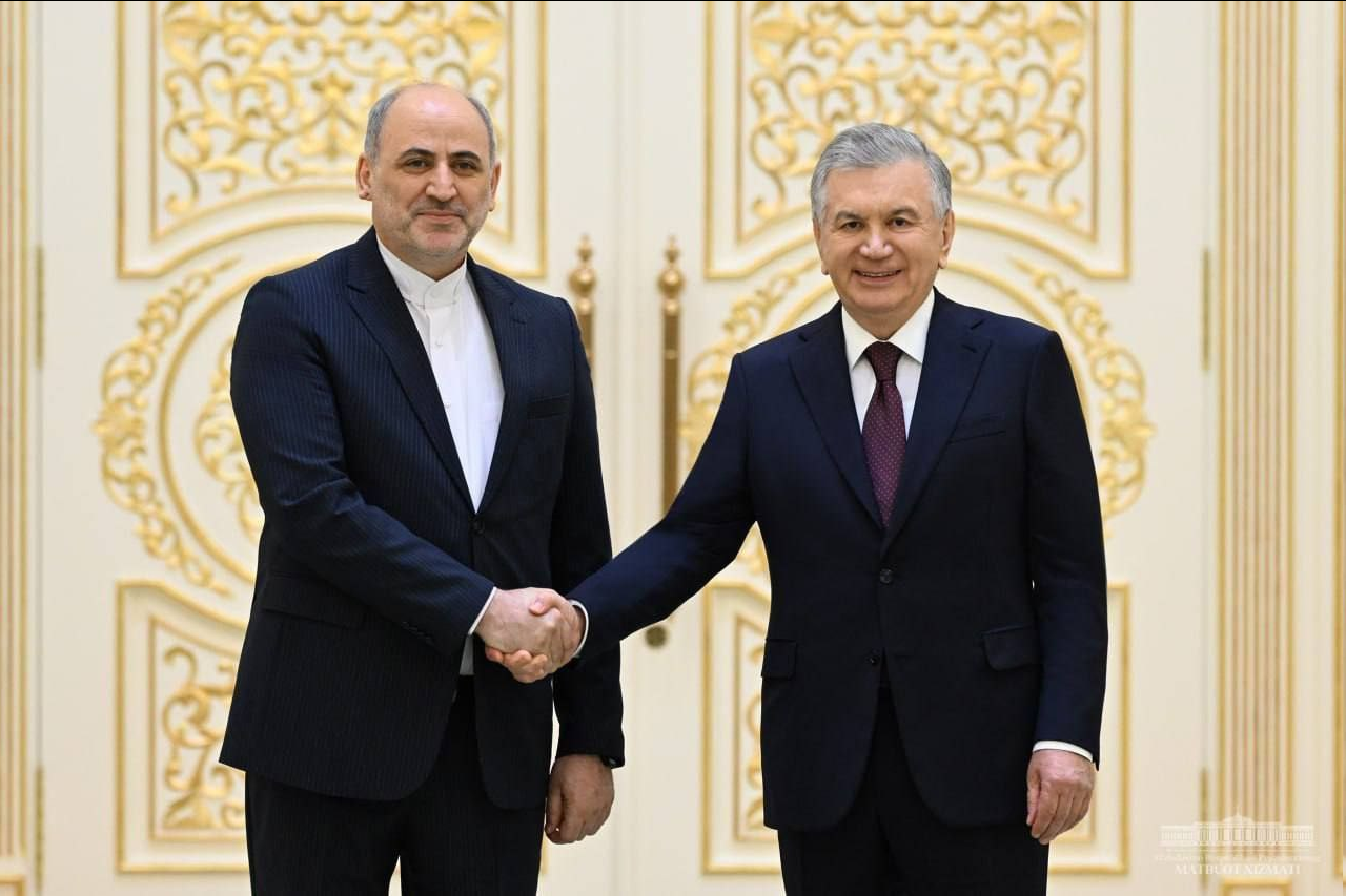 تقدیم استوارنامه سفیر ایران به رئیسجمهور ازبکستان