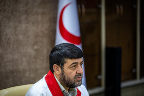 نشست خبری پیرحسین کولیوند، رئیس جمعیت هلال احمر