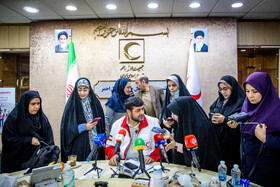 نشست خبری رئیس سازمان جمعیت هلال احمر