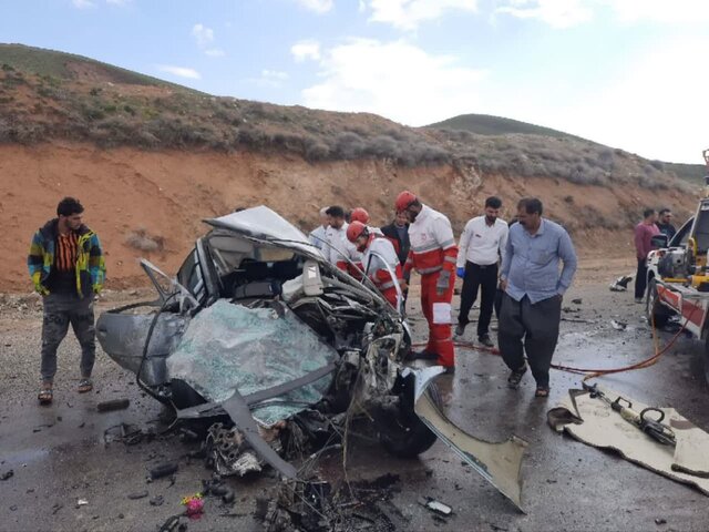 تصویر تزیینی است ۲ کشته در یک تصادف در لرستان