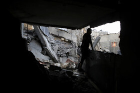 آوارگی مردم رفح در پی حملات صهیونیست ها