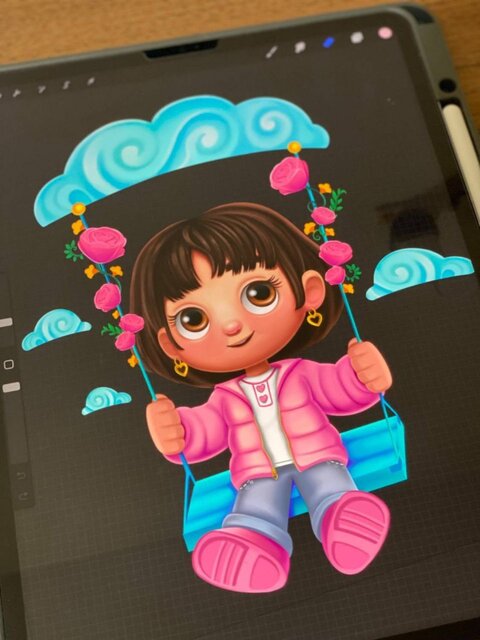 کاراکتر «دختر کاپشنصورتی با گوشواره قلبی» رونمایی شد