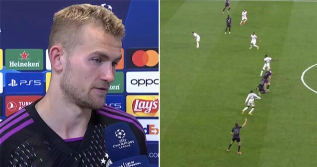 دی لیخت: کمک داور به اشتباه خود اعتراف کرد / رئال نمیمیرد دی لیخت: کمک داور به اشتباه خود اعتراف کرد / رئال نمیمیرد