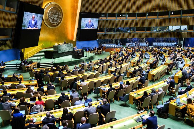 نشست مجمع عمومی با محوریت عضویت کامل فلسطین در سازمان ملل نشست مجمع عمومی با محوریت عضویت کامل فلسطین در سازمان ملل