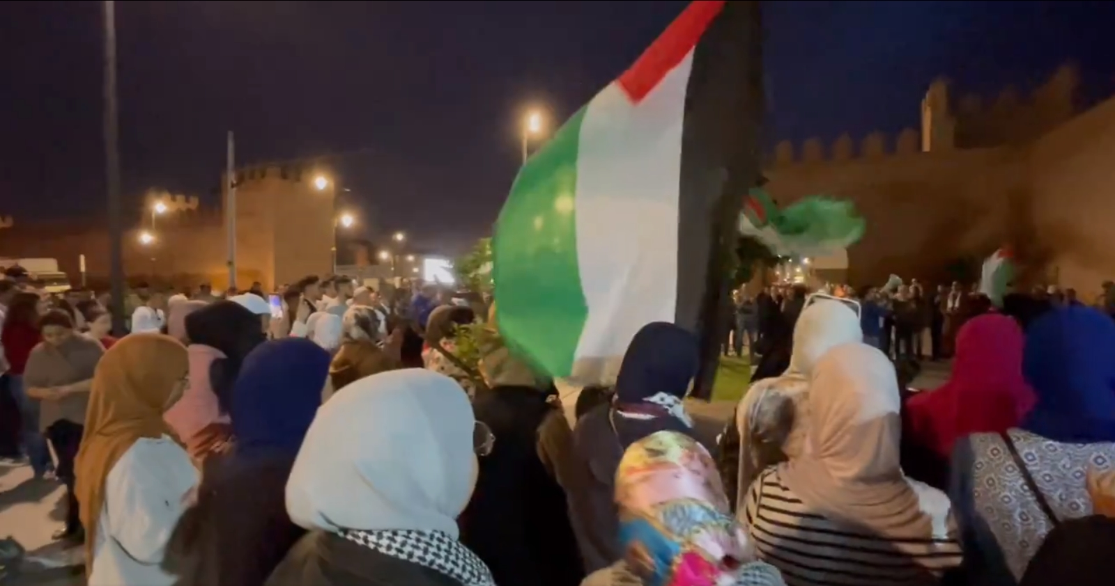 راهپیمایی در تعدادی از شهرهای عربی در حمایت از فلسطین
