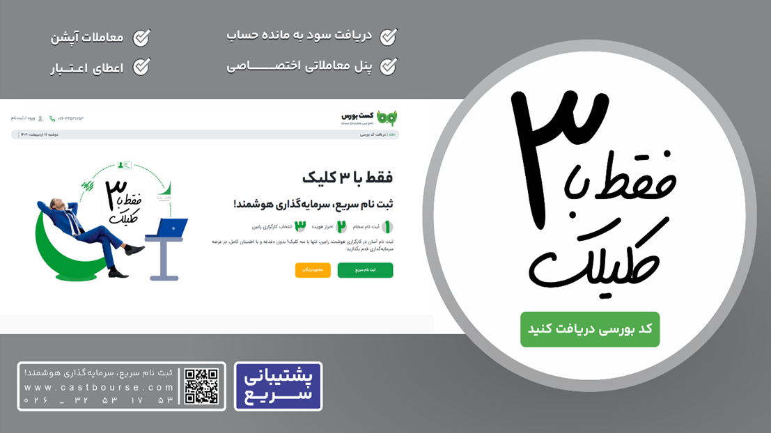 کست بورس؛ پلتفرمی جامع برای تحلیل و سرمایهگذاری حرفهای