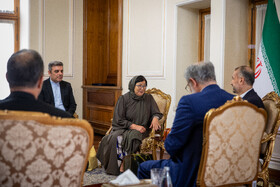 دیدار خانم رزا اتانبایوا، نماینده ویژه سازمان ملل متحد در امور افغانستان با حسین امیرعبداللهیان، وزیر امور خارجه