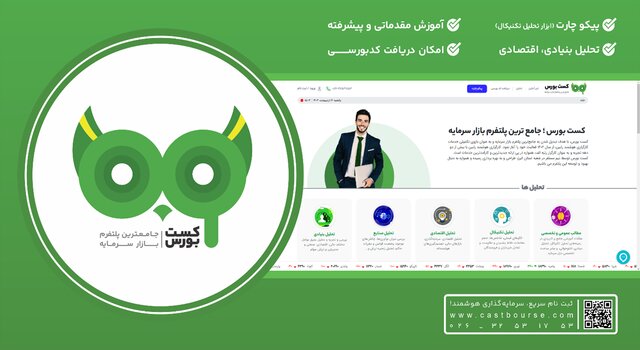 کست بورس؛ پلتفرمی جامع برای تحلیل و سرمایهگذاری حرفهای کست بورس؛ پلتفرمی جامع برای تحلیل و سرمایهگذاری حرفهای