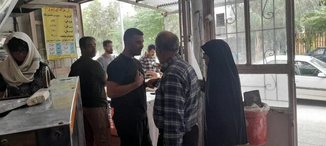 گشت مشترک بازرسان استاندارد از واحدهای خبازی شهرستان مهران