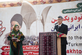 سخرانی نور صحت شریف اف، معاون وزیر فرهنگ کشور ترکمنستان