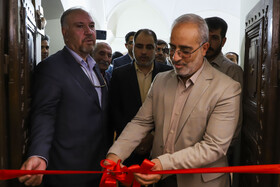 افتتاح نمایشگاه اشیا تاریخی و فرهنگی بازگشتی از موزه ملی ایران-کرمان توسط محمدمهدی فداکار، استاندار کرمان