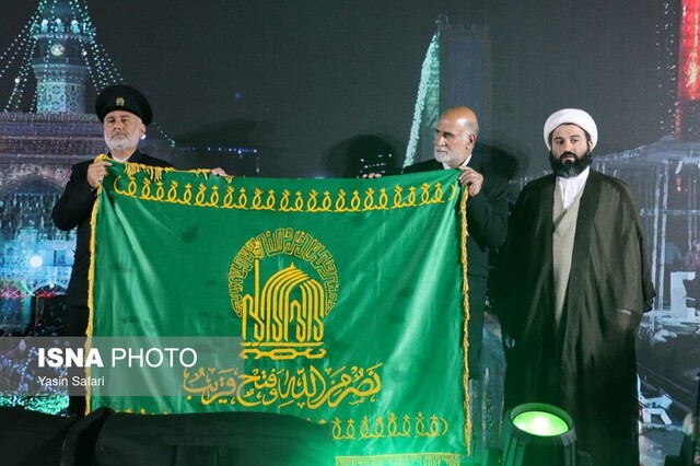 جشن بزرگ میلاد امام رضا(ع) در بندرانزلی برگزار شد