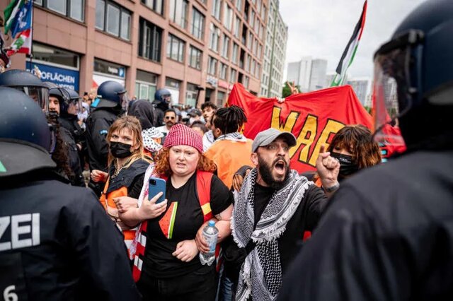 راهپیمایی هزاران نفری حامیان فلسطین در لندن، مونیخ و واشنگتن