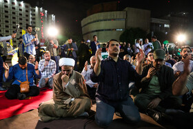 برگزاری دعا برای سلامتی رئیس جمهور و همراهان در تهران