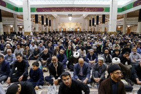 عزاداری زائران کریمه اهل بیت (س) در سوگ سید ابراهیم ِرئیسی، و همراهان 