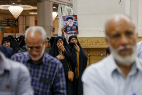 عزاداری زائران کریمه اهل بیت (س) در سوگ سید ابراهیم ِرئیسی، و همراهان 