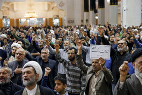 عزاداری زائران کریمه اهل بیت (س) در سوگ سید ابراهیم ِرئیسی، و همراهان 