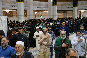 عزاداری زائران کریمه اهل بیت (س) در سوگ سید ابراهیم ِرئیسی، و همراهان 