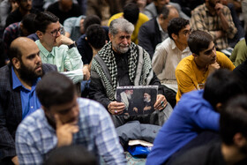 اجتماع دانشگاهیان تهران در سوگ رئیس جمهور
